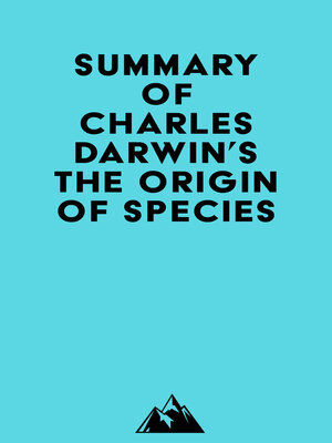 cover image of Summary of Charles Darwin's the Origin of Species